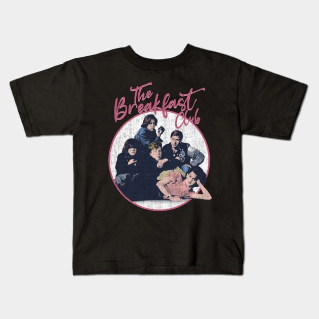 The Breakfast Club - DISTRESSED Kids T-Shirt by StayTruePonyboy